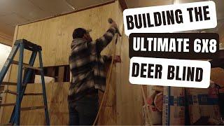 Building the ULTIMATE 6x8 DEER BLIND - Insulation/Metal Roof