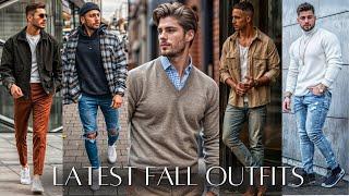 Most Stylish Fall Outfits For Men | Winter Outfit Ideas For Men | Best Men's Fashion Ideas 2024