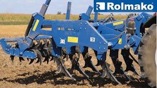 Ploughless cultivation with the Rolmako U624 chisel plough