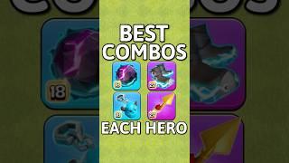 STRONGEST Equipment COMBINATION for EVERY HERO #clashofclans