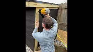 Building a mini shed  #shed #leanto #diy #construction #carpenter