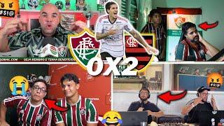 REAÇÕES TRICOLORES REVOLTADOS E TRISTEZA TOTAL- FLUMINENSE 0X2 FLAMENGO- VAMOS RIR KKKKK