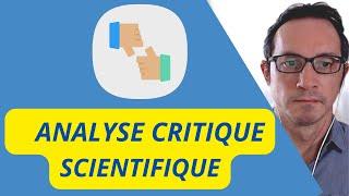 Comment faire une analyse critique d'un article scientifique ? (Extrait de formation)