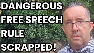 Dangerous Anti Free Speech Rule SCRAPPED‼️