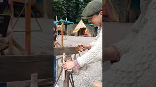 Forging a Claw Hammer at Bunratty #fyp #ireland #traditionalcrafts #craft #blacksmith  #woodworking
