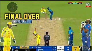 Vivo IPL 21 - Final Over Thriller | Csk Vs MI || Real Cricket 20