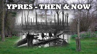 Fascinating Ypres Then & Now Photographs : WW1, First World War