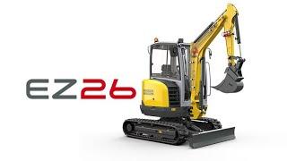 Tracked Zero Tail Excavator EZ26 - Ideal for transport on a 3.5 ton trailer