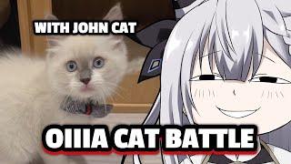 Zeta wants to have CAT BATTLE with John Cat