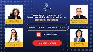 Promoción y prevención de la inspección, vigilancia y control en las comisarías de familia