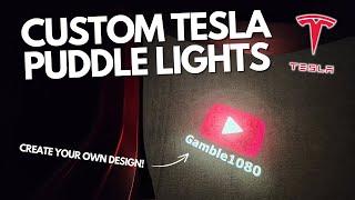 Custom Puddle Lights Make My Tesla Look AMAZING! (Easy Install)