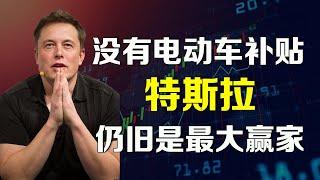 美股 没有电动车补贴，特斯拉仍旧是赢家 TSLA