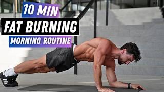 10 MINUTE FAT BURNING MORNING ROUTINE | Do This Every Day | Rowan Row