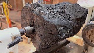 WOOD TURNING   From scrap to Masterpiece   a Beautiful Work of Art From discarded wood