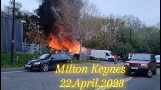 Garage on Fire - Milton Keynes - MoTo-UK