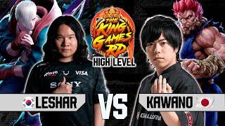 SF6 ▰LESHAR (ED) VS KAWANO (AKUMA) ▰ High Level Gameplay  streetfighter6