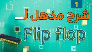 شرح مبسط ومذهل لـفهم  flip flops وانواعها كاملة : SR , D,JK,T وطريقة فهمهم بالكامل .