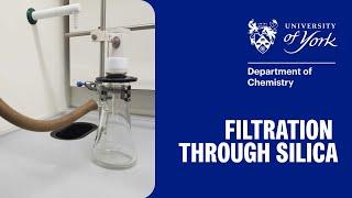 Filtration through silica