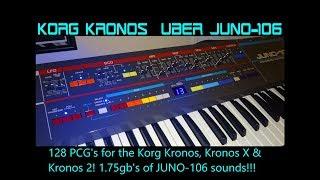 Korg Kronos UBER JUNO-106 TEASER Analog Synthesizer Sample Collection Rik Marston