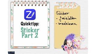 ZoomNotes Quicktipp: Digitale Sticker SUPER EASY FREISTELLEN & MASKIEREN