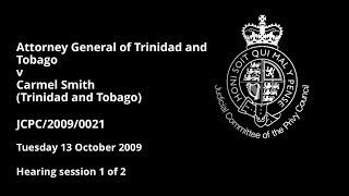 Attorney General of Trinidad and Tobago v Carmel Smith