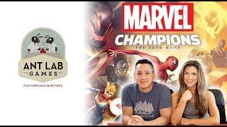 Marvel Champions Playthrough Review