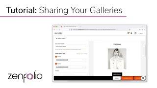 How to Share Your Zenfolio Galleries