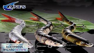 Fishing Lures Multi Jointed Swimbait Crank Bait Slow Sinking Bionic Artificial Bait Review