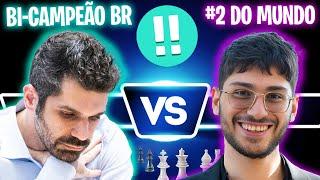 Desafio Épico: Brasileiro Enfrenta o Número 2 do Mundo no Xadrez Blitz!