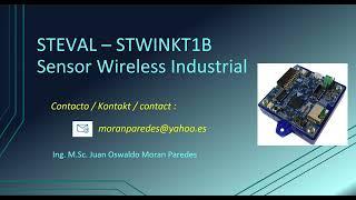 Sensor Wireless Industrial  -  STEVAL STWINKT1 - STMicroelectronics STWIN Starter Kit