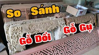 Bàn thờ gỗ dổi và gỗ gụ loại nào tốt hơn ? | Đồ gỗ Thành Khuyên
