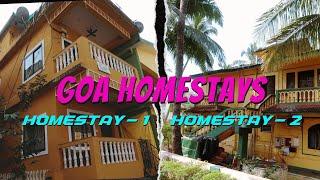 TOP 2 AFFORDABLE HOMESTAY Options in GOA for BUDGET TRAVELLERS| Complete Tour of CANDOLIM HOMESTAYS!