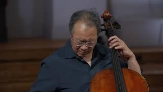 Yo-Yo Ma Performance, "Music for Global Health and Peace"