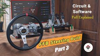 DIY Force Feedback Steering wheel | Circuit and Software Setup [in ENGLISH] , DIY Sim Racing Wheel