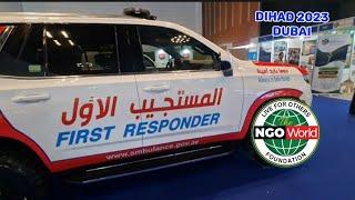 First Responder Ambulance Displayed at DIHAD 2023 in Dubai