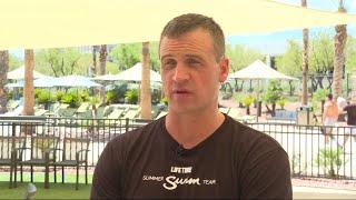 Olympic gold medalist Ryan Lochte inspires future swimming champions