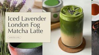 Lavender London Fog Matcha Latte | perfect for afternoon tea