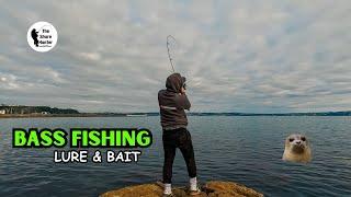 UK Beach Fishing, Lure & Float Bass Fishing, Devon. The Shore Hunter, Wayne Hand.