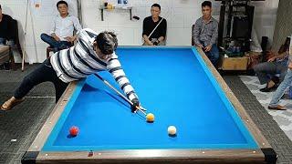 Bida lirbe KHÁNH LAZE gặp XEN TIỀN GIANG 1 mũi đủ tiền kết quả bất ngờ(carom libre in vietnam)