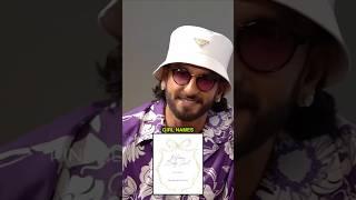 Ranveer Singh Has A Whole List of NAMES For His Daughter  | Deepika Padukone | #shorts #babygirl