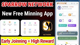Sparrow Network Minning, widrawal new update today | online earning app in pakistan without invest