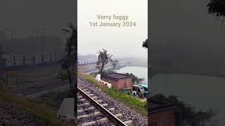 Foggy train short video