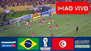 BRASIL X TUNISIA AO VIVO COM IMAGENS - AMISTOSO INTERNACIONAL - JOGO DE HOJE - ASSISTA AGORA!