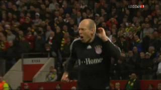 Arjen Robben Goal (ManUtd - FC Bayern 07-04-2010)