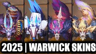 ALL WARWICK SKINS SPOTLIGHT 2025 | League of Legends