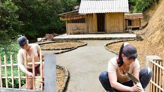 Full video: 240 Days of Building a House, Concrete Floor, Bathroom, Water Tank, Fish Pond...