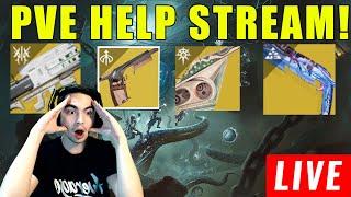 DESTINY 2 - PVE HELPS! XUR TODAY + DRIP OR RIP FASHION SHOW!