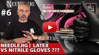 Latex vs Nitrile Gloves For Tattooing? - The Truth About Latex Gloves  | Needlejig Tattoo Supply