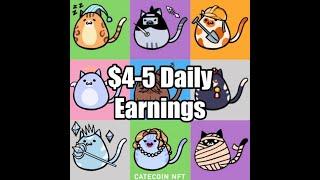 Rise Of Cats Game By Catecoin - 4 to 5 Dollars Potential Income + 10 Percent Discount