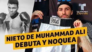 Nieto de Muhammad Ali debuta y noquea en el primer round | Telemundo Deportes